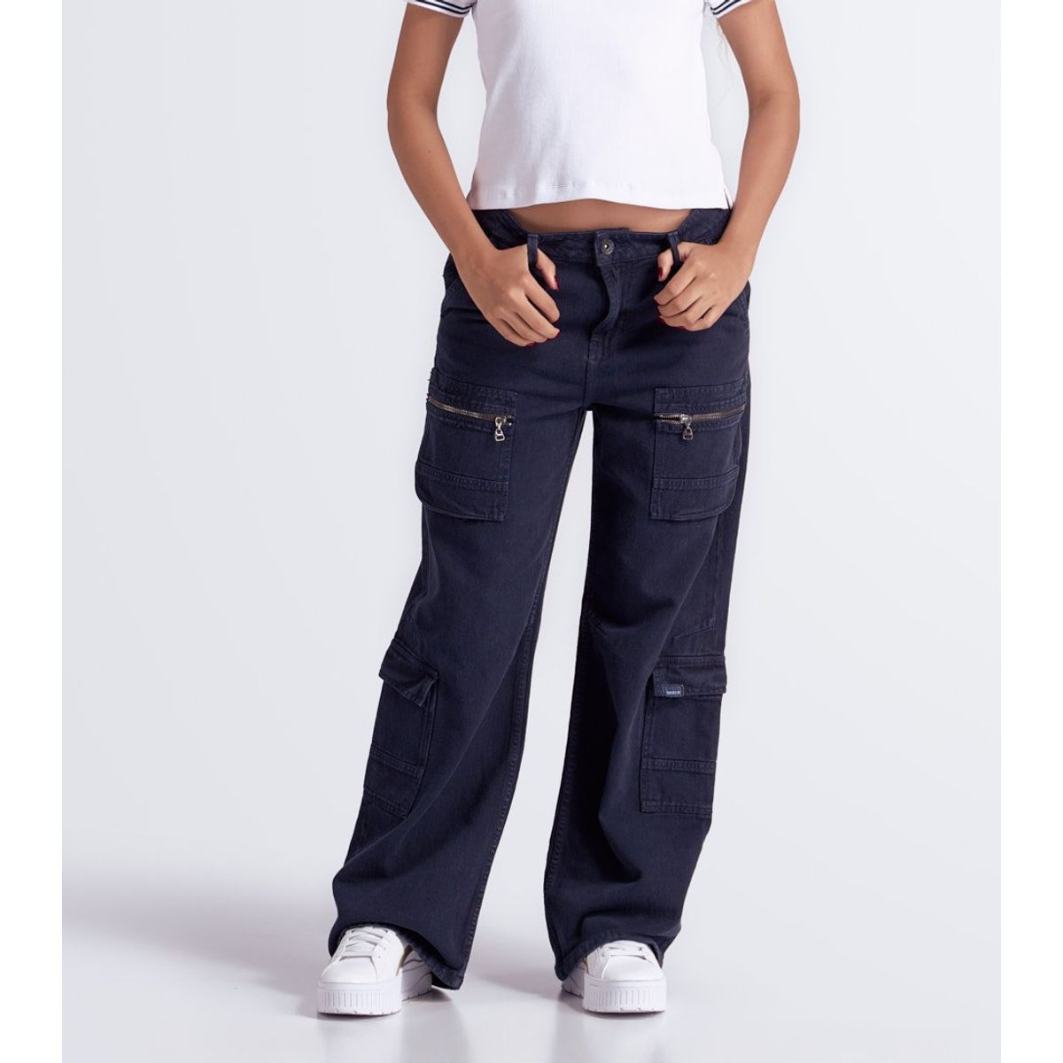 GAS EVOLUTION JEANS - Jean Cargo Femenino Gas
