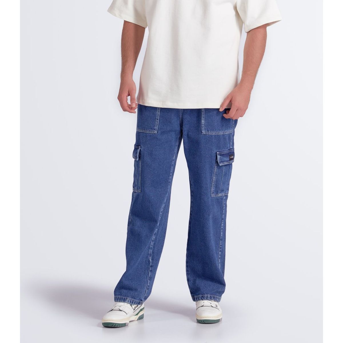 TYPER - Jean Tipo Carpintero Relaxed Fit Para Hombre Typer