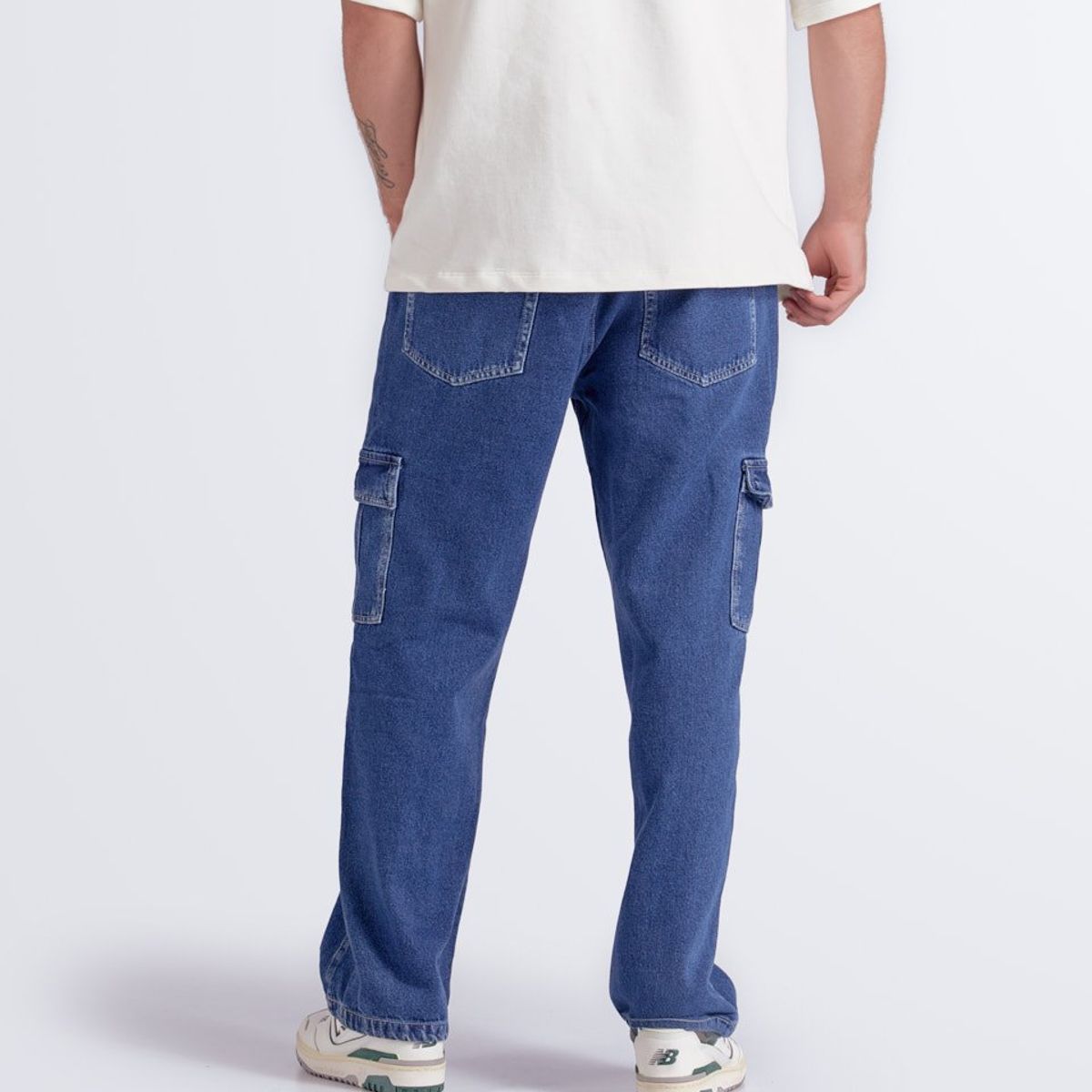 TYPER - Jean Tipo Carpintero Relaxed Fit Para Hombre Typer