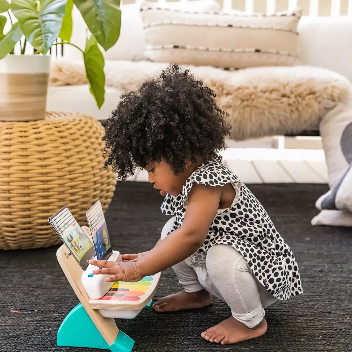 HAPE - Juguete Didáctico Piano Táctil De Madera Para Bebés