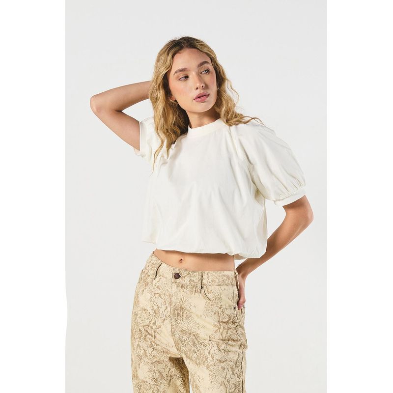 KOAJ - KOAJ BLUSA CON SILUETA AGLOBADA MANGA  RAGLAN CORTA. MUJER