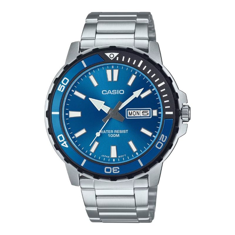 CASIO - Reloj Casio MTD-125D-2A1 Sumergible 100 Metros