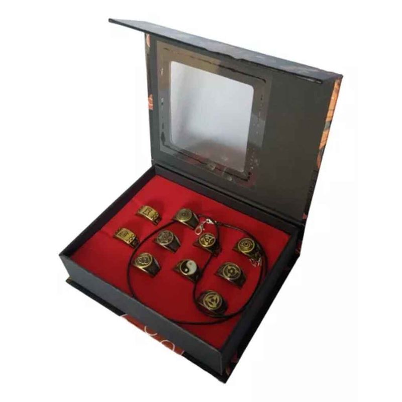 GENERICO - Set X 10 Anillos Akatsuki Naruto Itachi Pain En Color Bronce