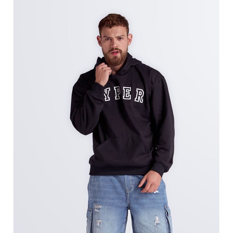 TYPER - Buzo Tipo Hoodie Con Capota Typer