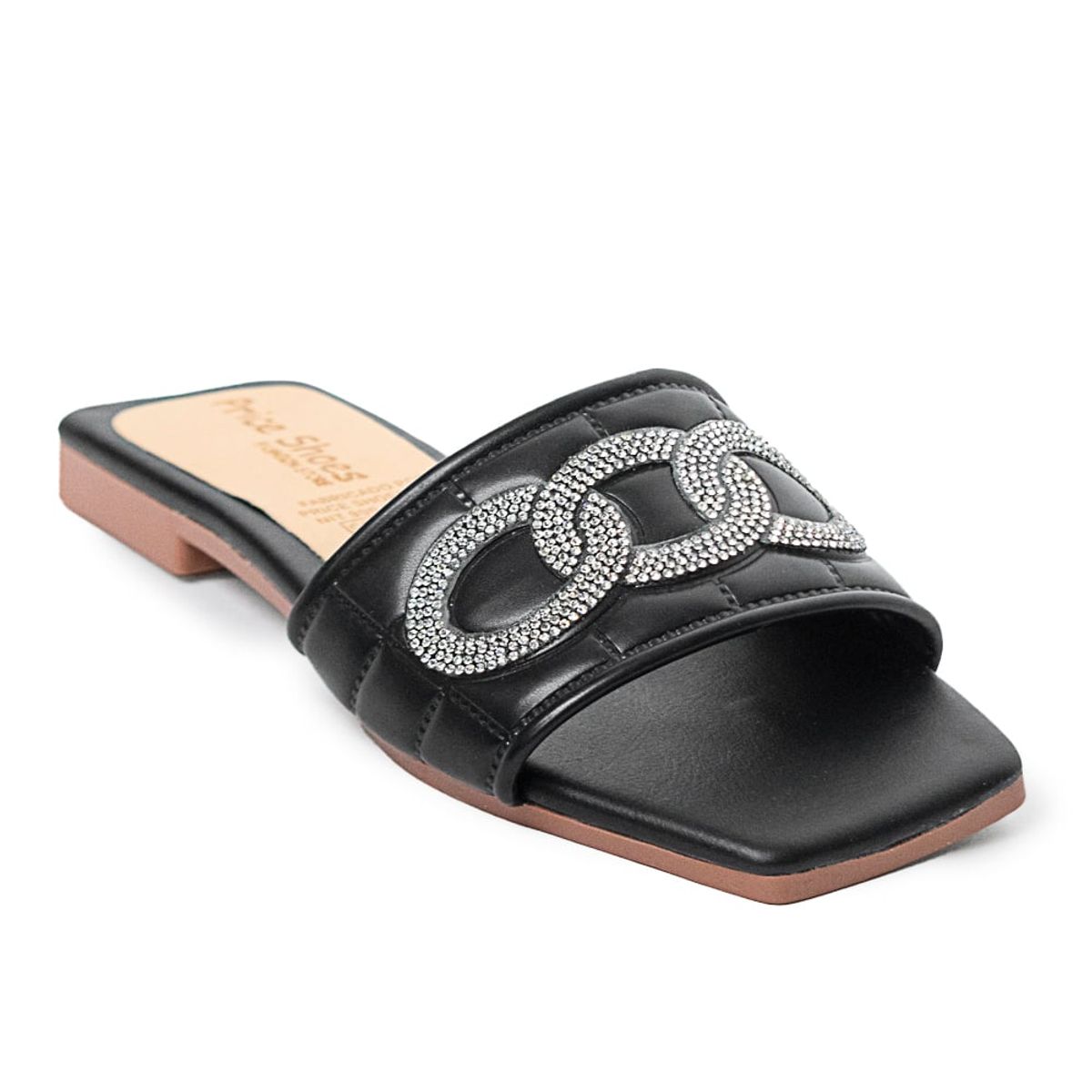 PRICE SHOES - Price Shoes Sandalias Planas Para Mujer 902C1106NEGRO