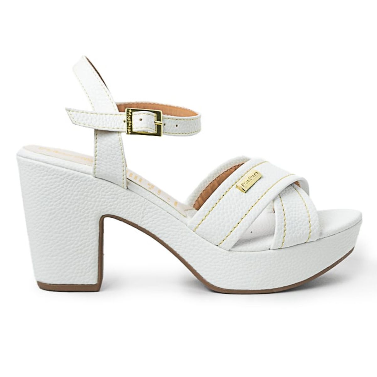 PRICE SHOES - Price Shoes Sandalias Tacon Mujeres 462JC006BLANCO