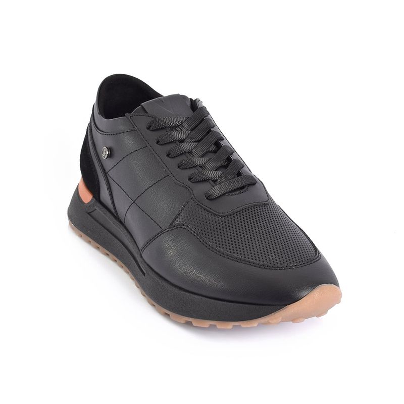 SKY WALK - Sky Walk Zapatos Casual Hombre 663103A-46NEGRO