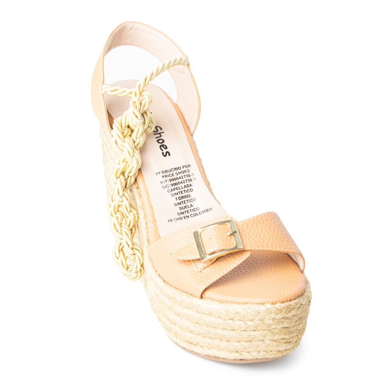 PRICE SHOES - Price Shoes Plataformas Moda Mujer 962CR110CAMEL