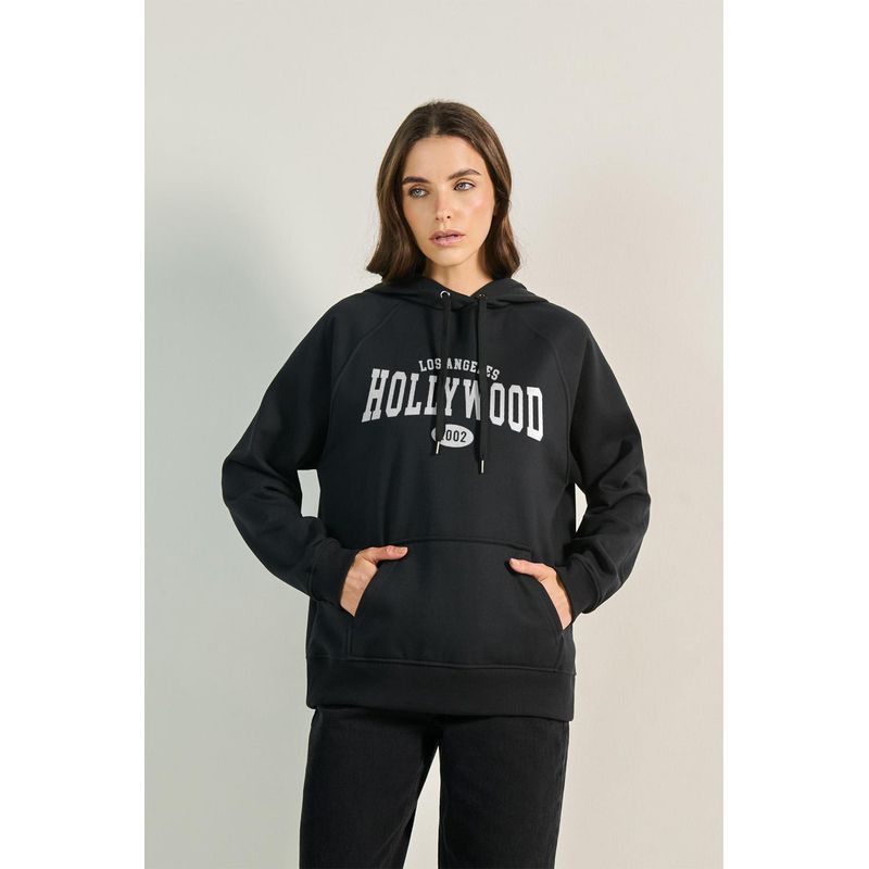 KOAJ - KOAJ Buzo capota con estampado de Hollywood MUJER