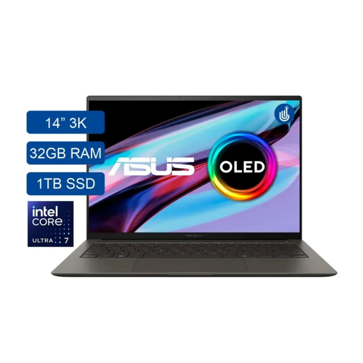 ASUS - Portátil ASUS Zenbook S 14 OLED UX5406SA-PZ023W Intel Core Ultra 7 32GB RAM 1TB SSD Gris.