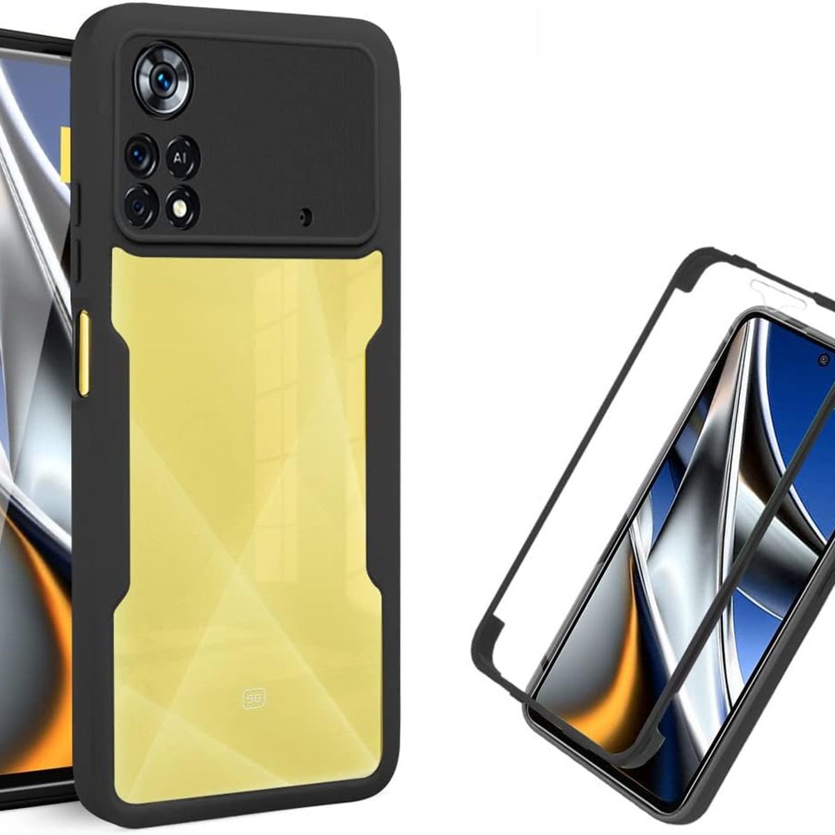GENERICO - Estuche Protector Case Funda 2 En 1 Full 360 Para Poco x4 Pro 5G