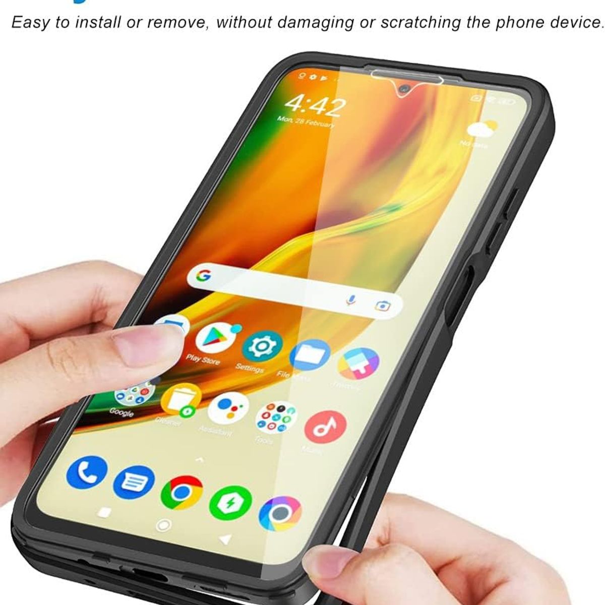 GENERICO - Estuche Protector Case Funda 2 En 1 Full 360 Para Poco x4 Pro 5G