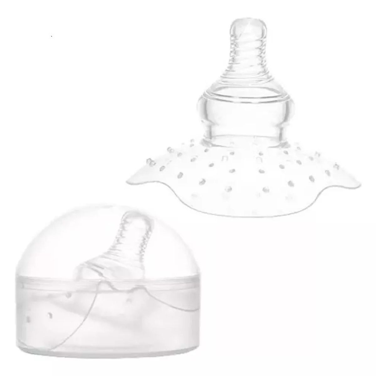 GENERICO - Pezoneras Lactancia Bebe Protector Pezón Madre Pezonera Flor