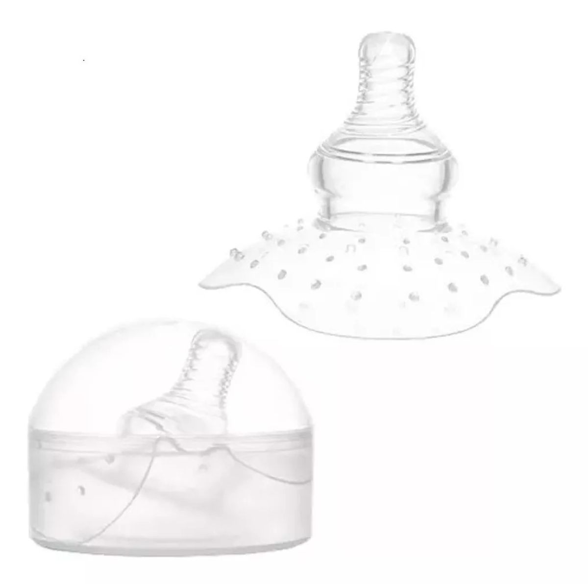 GENERICO - Pezoneras Lactancia Bebe Protector Pezón Madre Pezonera Flor