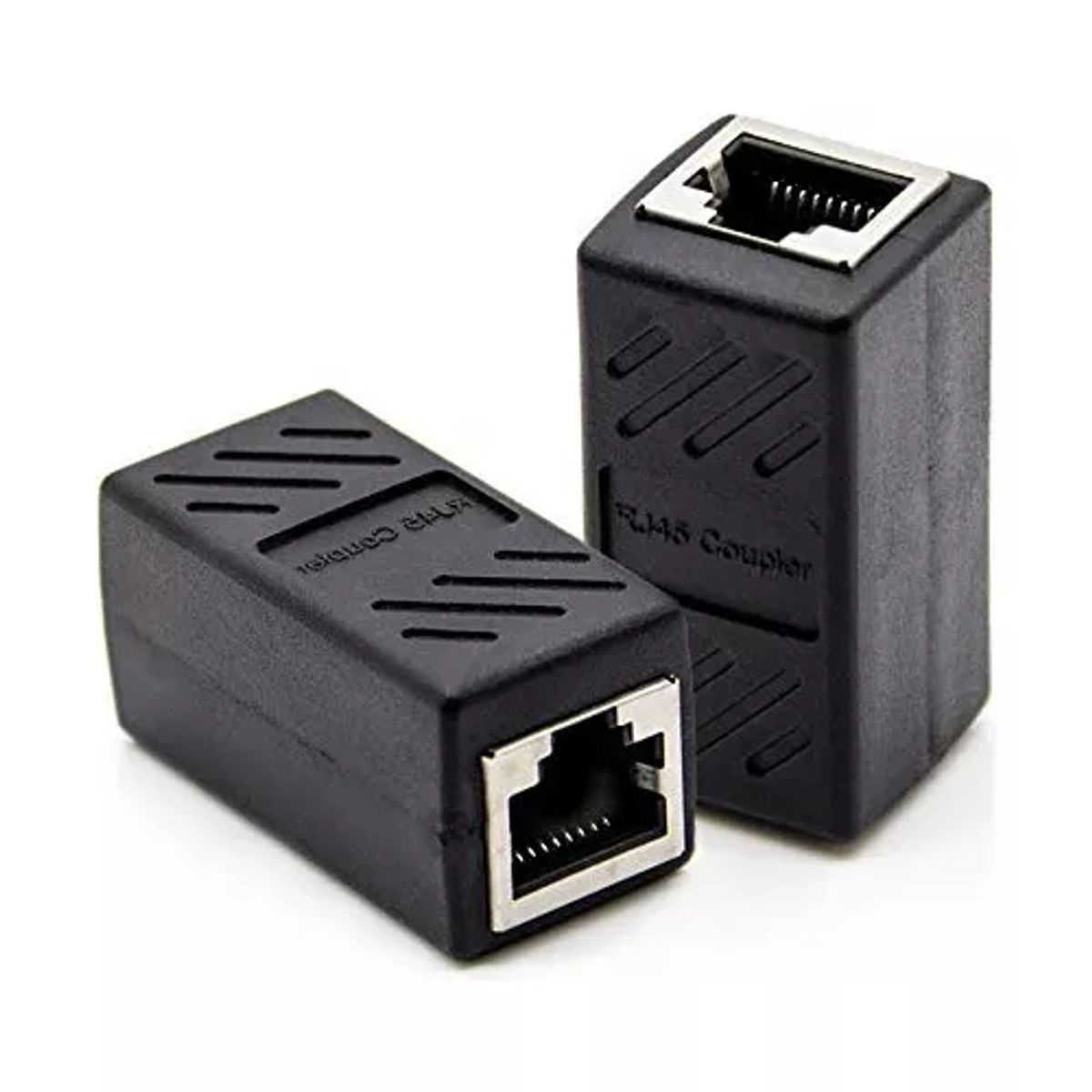 GENERICO - Unión Acoplador De Red Rj45 Metálica Alta Calidad