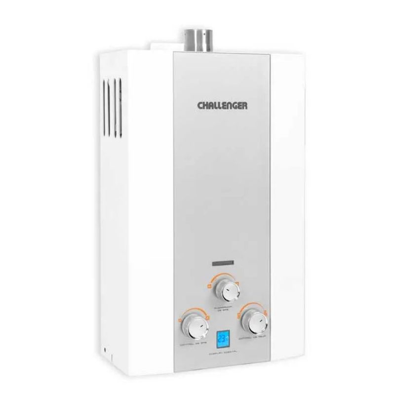 CHALLENGER - Calentador de Agua GN 8 Lt Tiro Forzado CHALLENGER WHG-7084