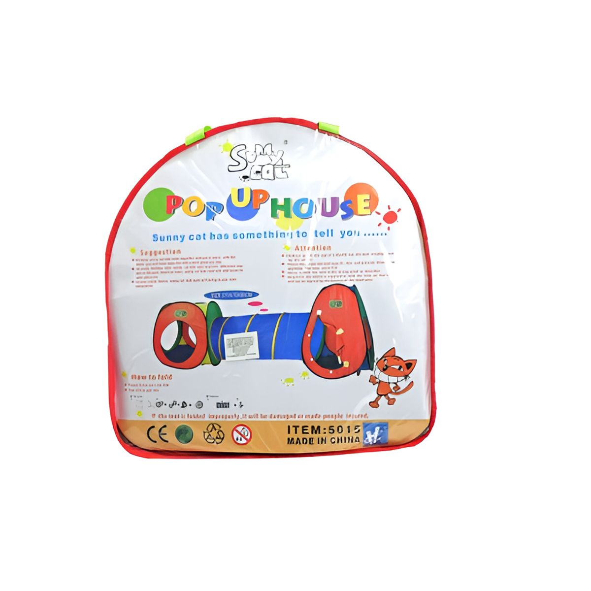 JUGANDO Y EDUCANDO - Juguete Túnel Tienda De Campaña Coloridos Para Niños