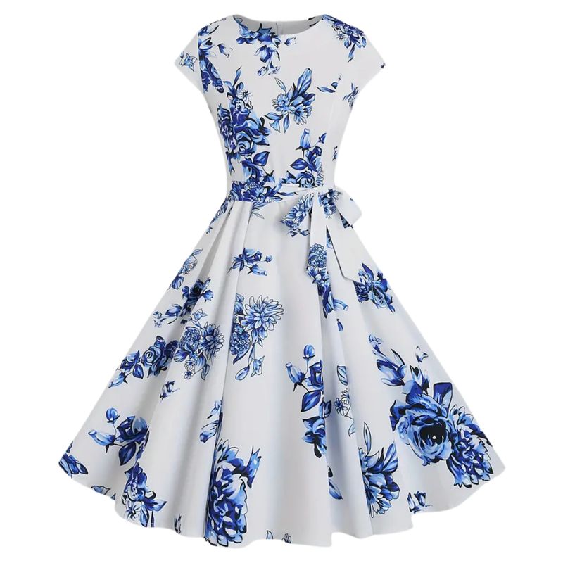 YURELKSHOP - VESTIDO VINTAGE CASUAL CORTO DAMA