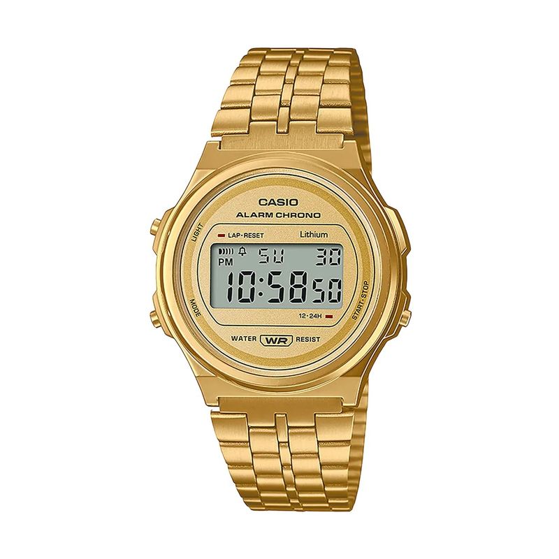 CASIO - Reloj Casio Modelo A-171WEG-9A Diseño clásico