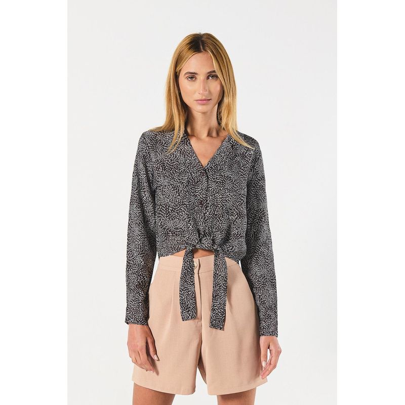 KOAJ - KOAJ CUELLO CAMISERO CROP MUJER
