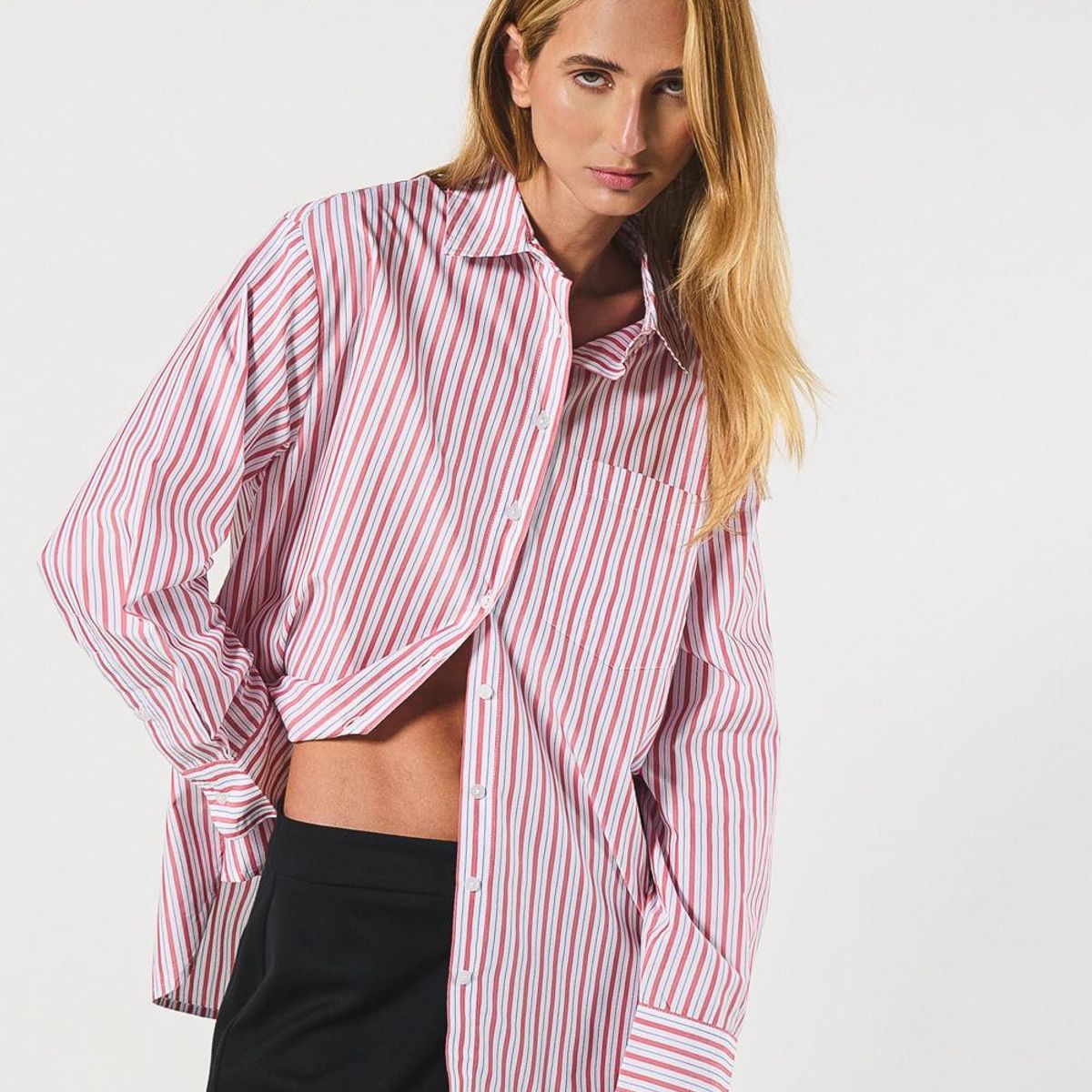 KOAJ - KOAJ BLUSA  CAMISERA OVERSIZE MANGA LARGA Mujer