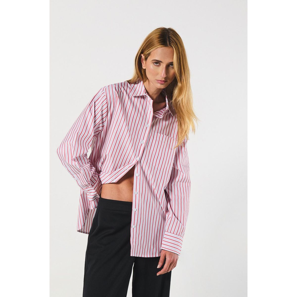 KOAJ - KOAJ BLUSA  CAMISERA OVERSIZE MANGA LARGA Mujer