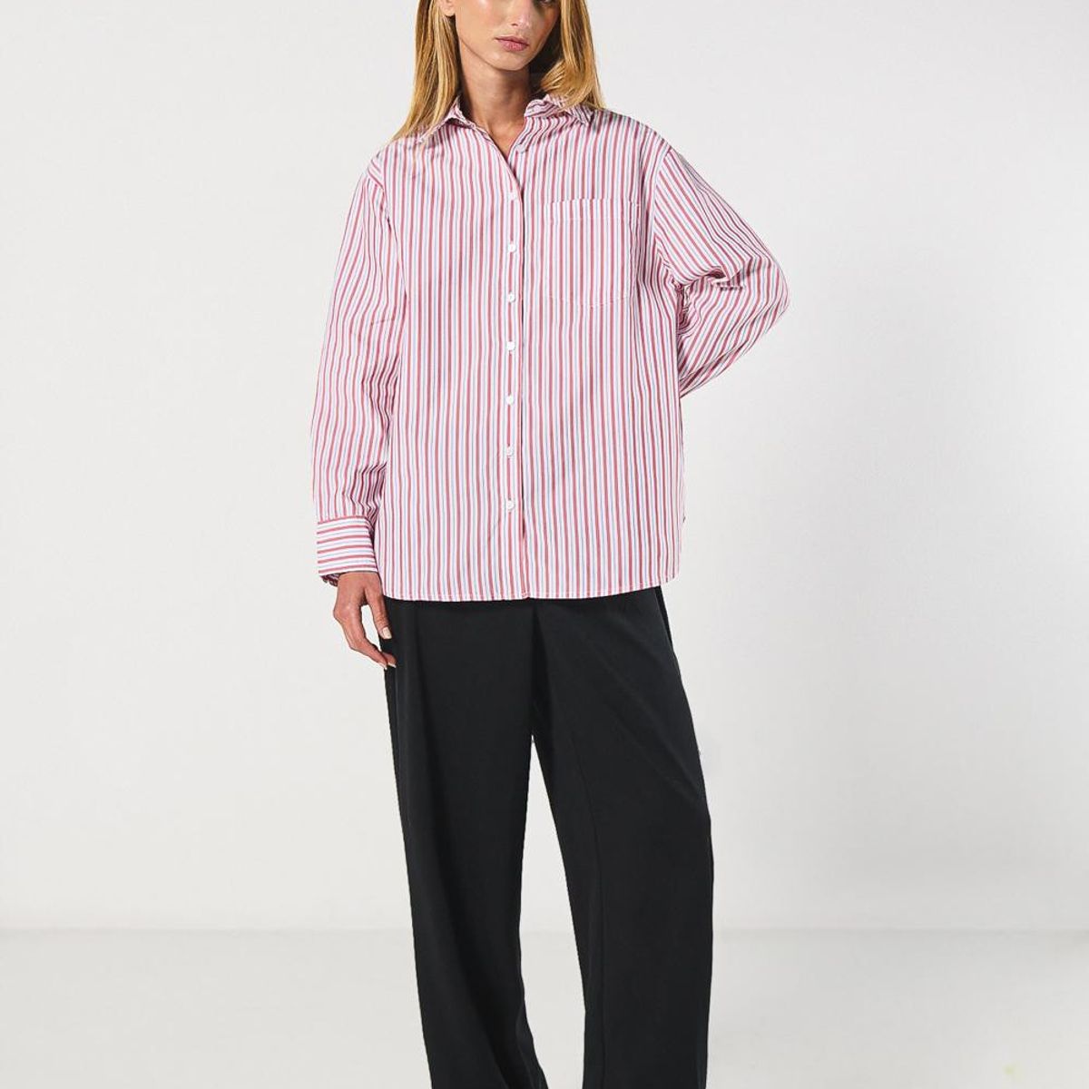 KOAJ - KOAJ BLUSA  CAMISERA OVERSIZE MANGA LARGA Mujer