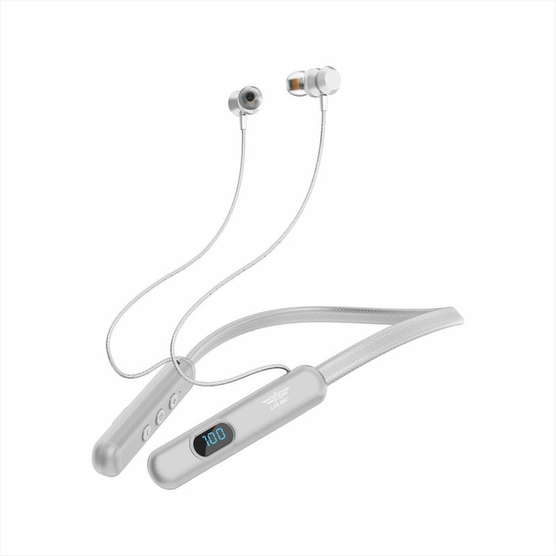 SPORT - Audífonos de Cuello FNC LS-108 Estilo y Sonido Inigualable Blanco