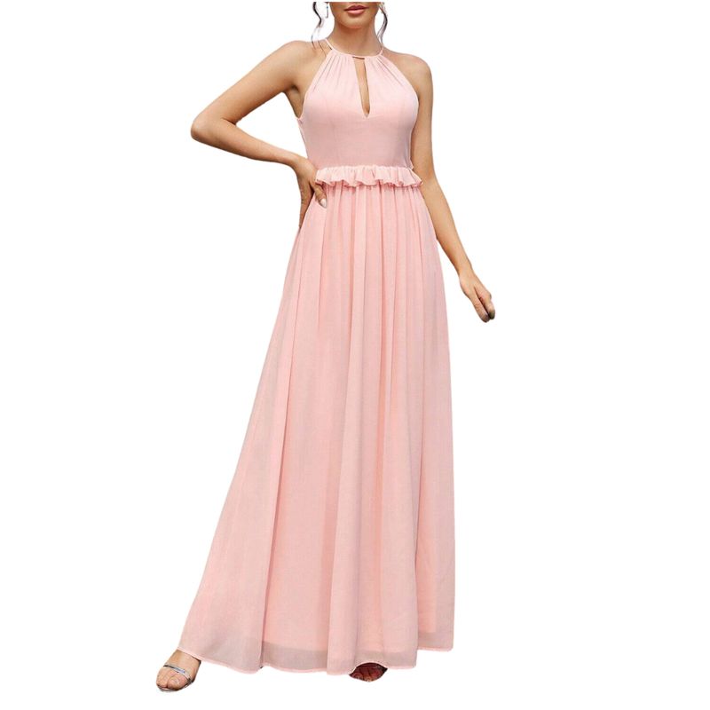 YURELKSHOP - VESTIDO FIESTA LARGO ESPALDA AFUERA BODA GALA NOCHE