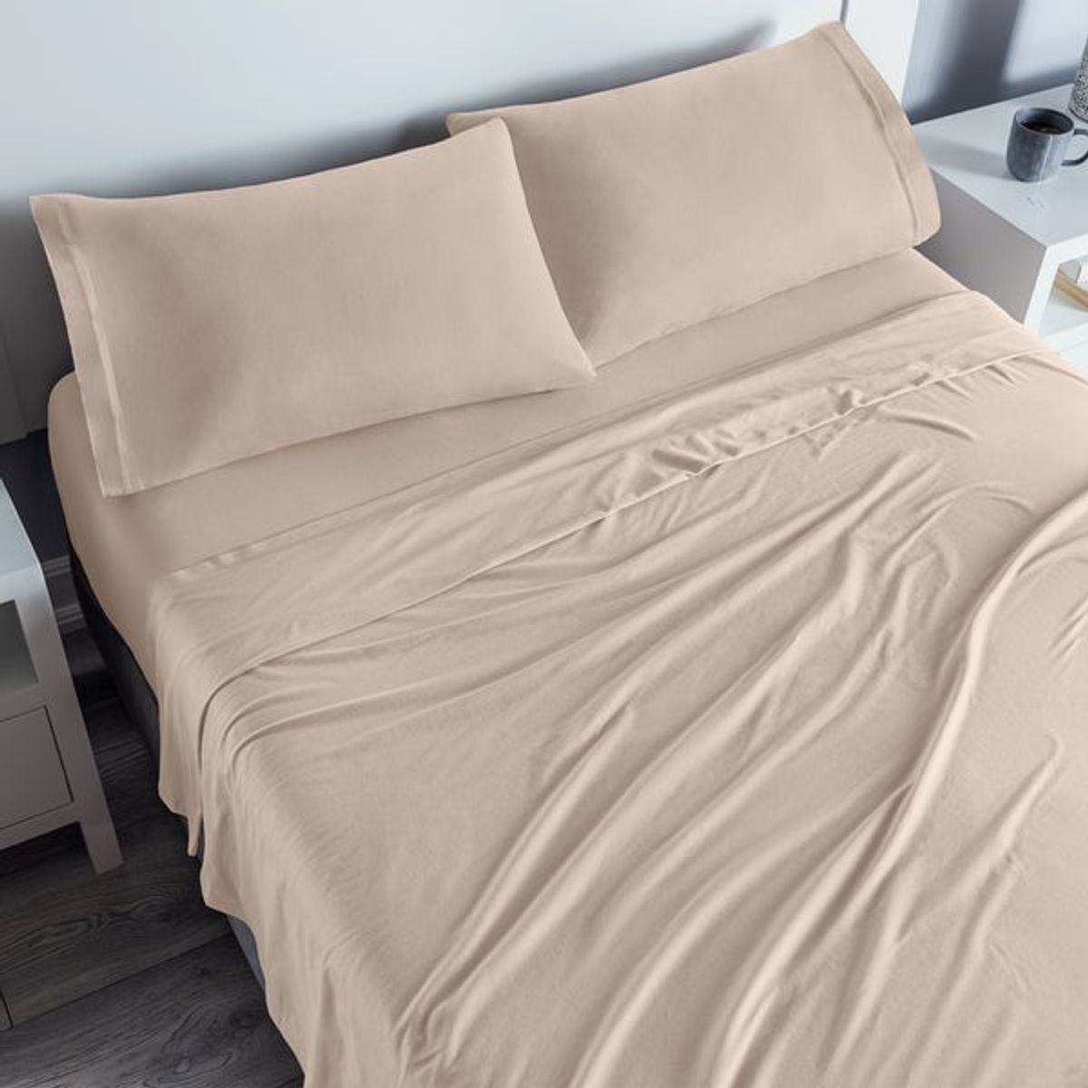 VIANNEY - Sábanas Camiseta Almond Doble Vianney