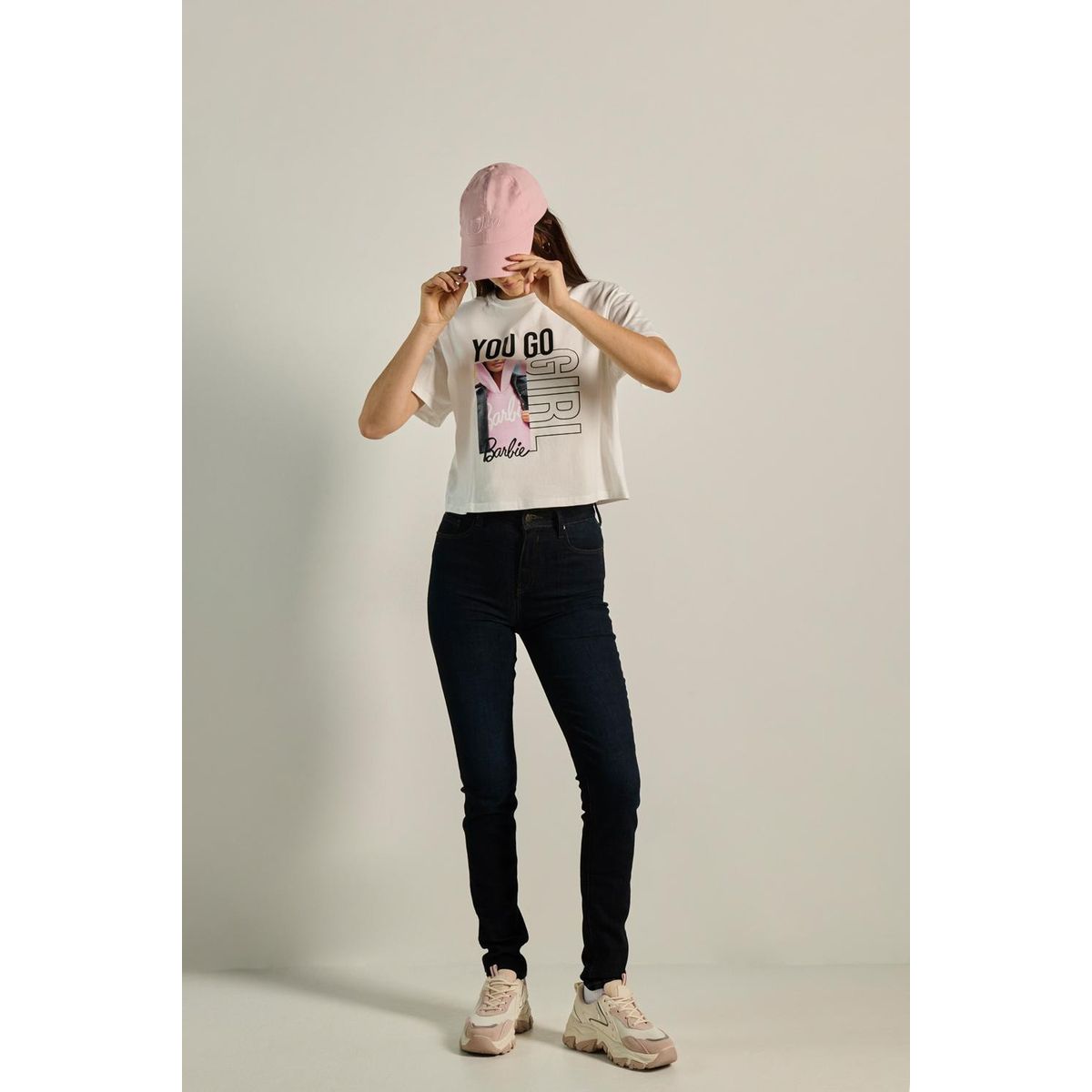 KOAJ - KOAJ Jean jegging azul intenso con 5 bolsillos y tiro alto