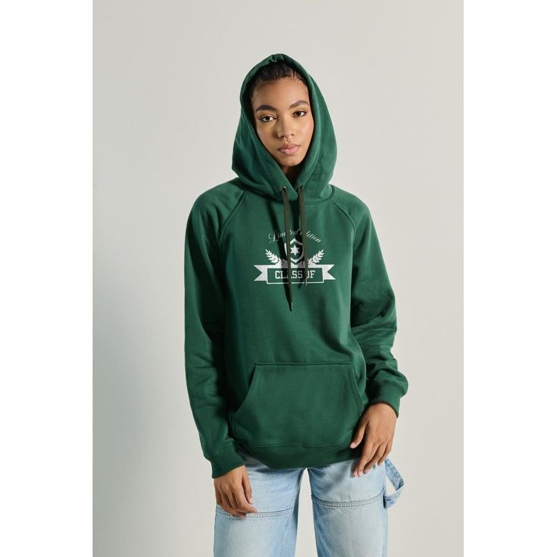 KOAJ - KOAJ Buzo capota con estampado tipo college MUJER