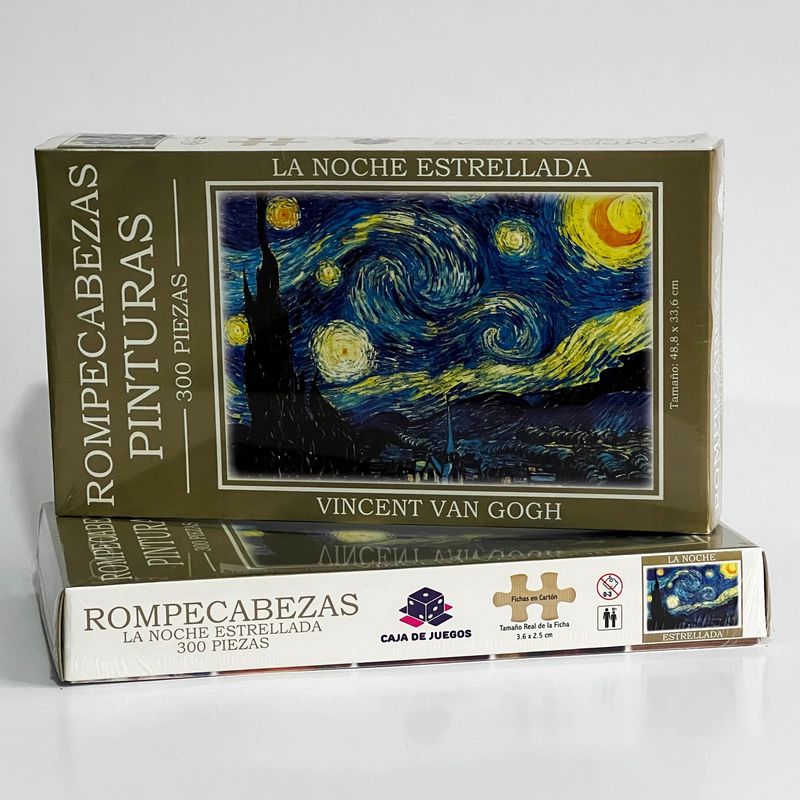CAJA DE JUEGOS - Rompecabezas La Noche Estrellada 1.000 piezas