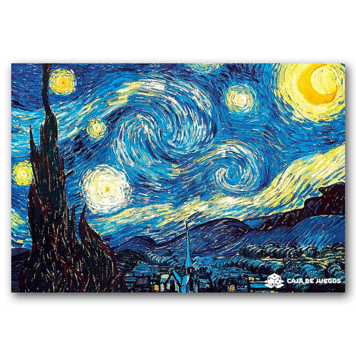 CAJA DE JUEGOS - Rompecabezas La Noche Estrellada 300 piezas