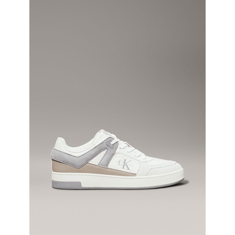 CALVIN KLEIN - Tenis Blanco Authenti Basket Con Cordones Calvin Klein