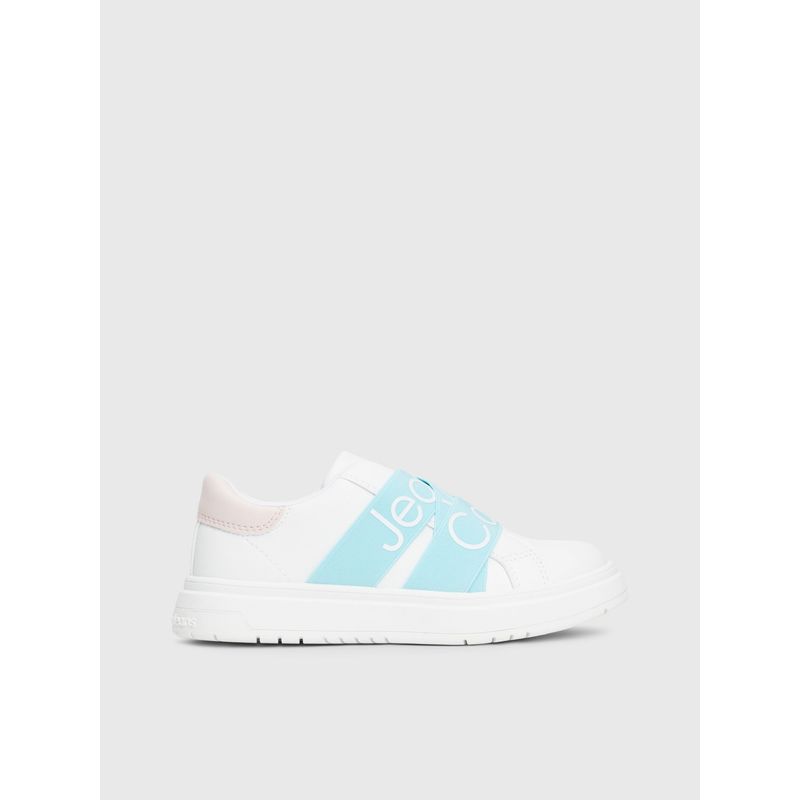 CALVIN KLEIN - Tenis Blanco Niña Slip-On Calvin Klein