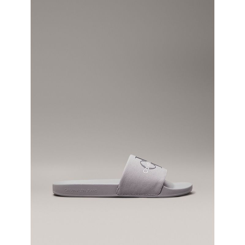 CALVIN KLEIN - Sandalias gris de lona Calvin Klein