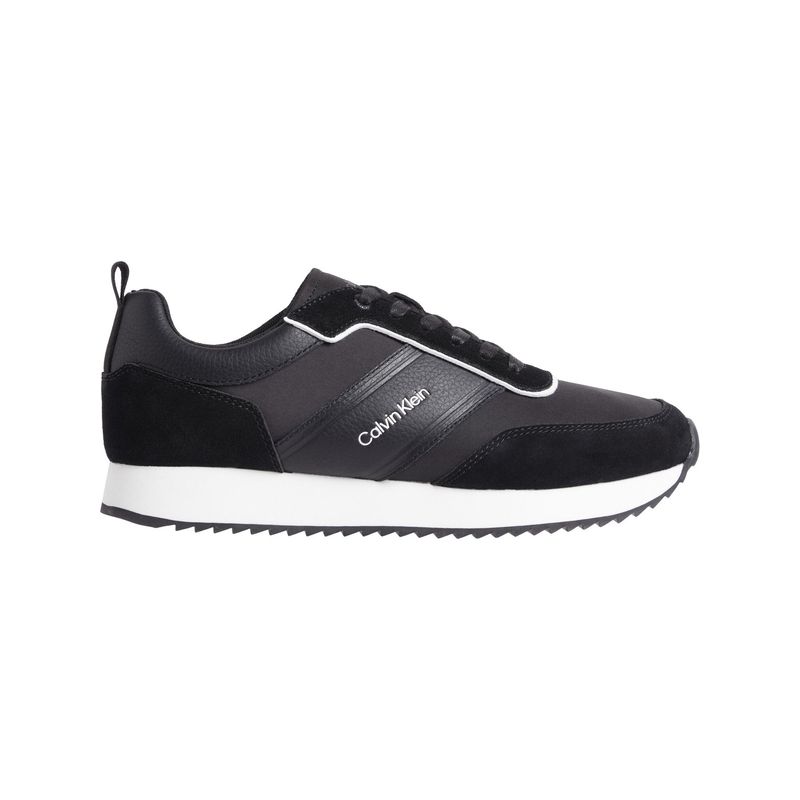 CALVIN KLEIN - Tenis Negro Low Top Lace Up Calvin Klein