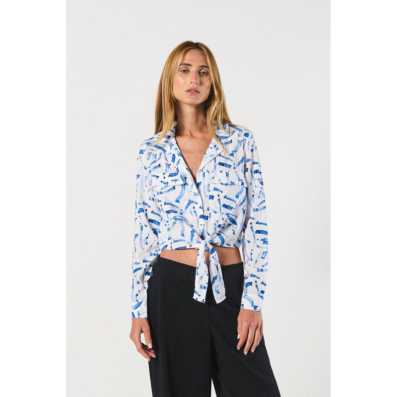 KOAJ - KOAJ CUELLO CAMISERO CROP MUJER