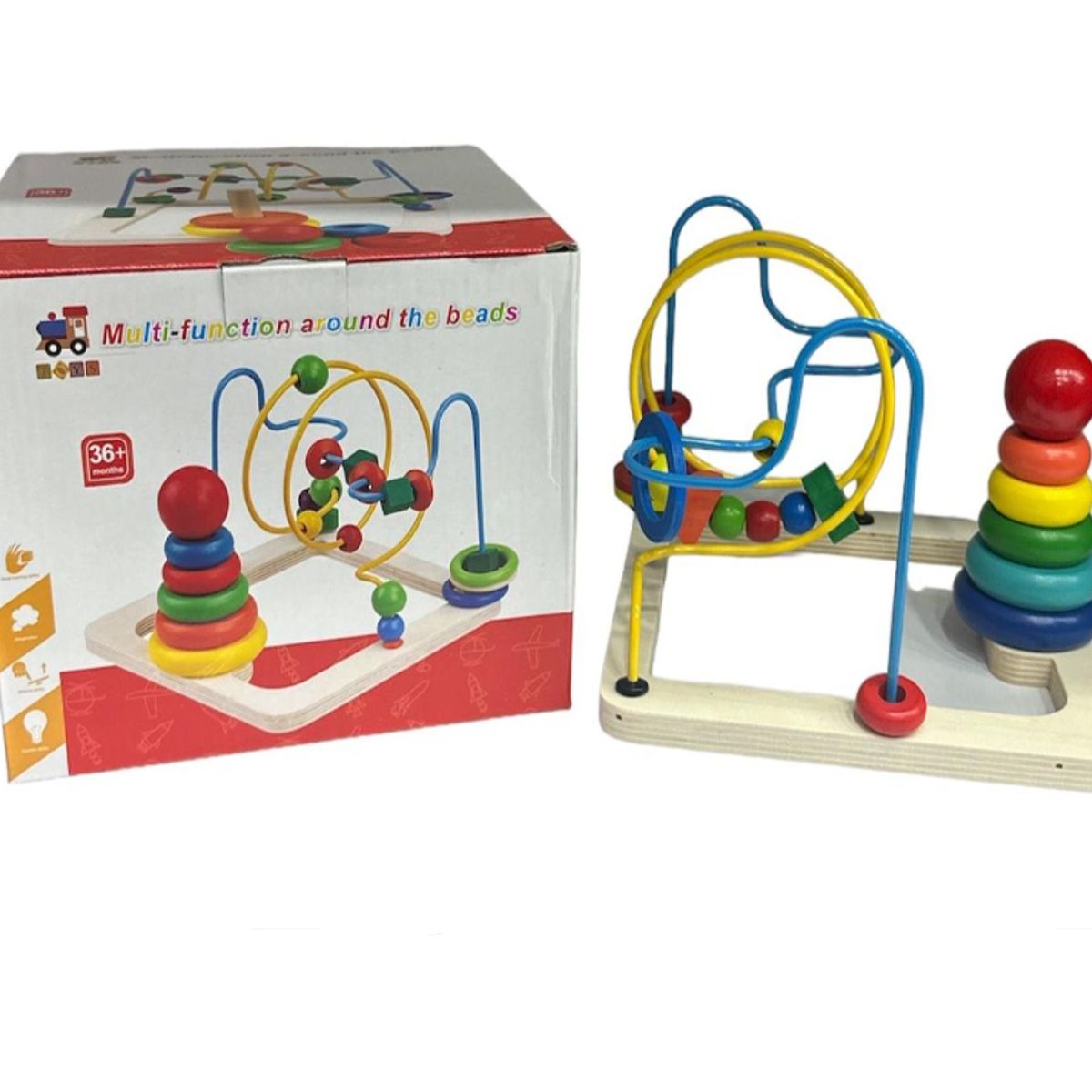 GENERICO - LABERINTO CON TORRE ENCAJARJUEGO NIÑOS +3 AÑOS