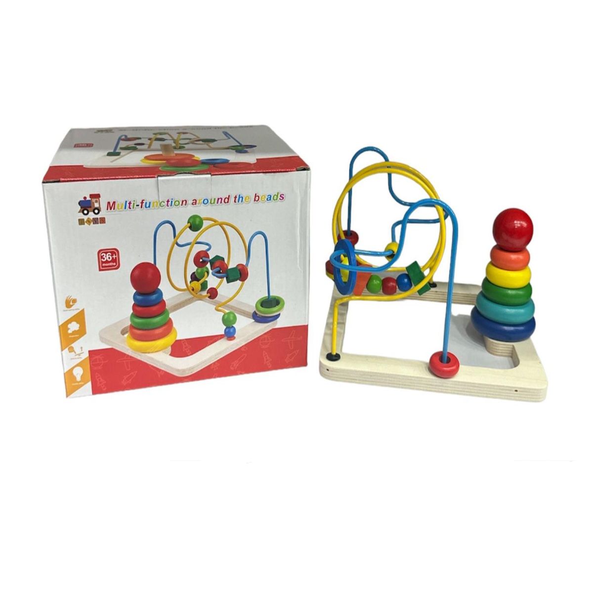 GENERICO - LABERINTO CON TORRE ENCAJARJUEGO NIÑOS +3 AÑOS