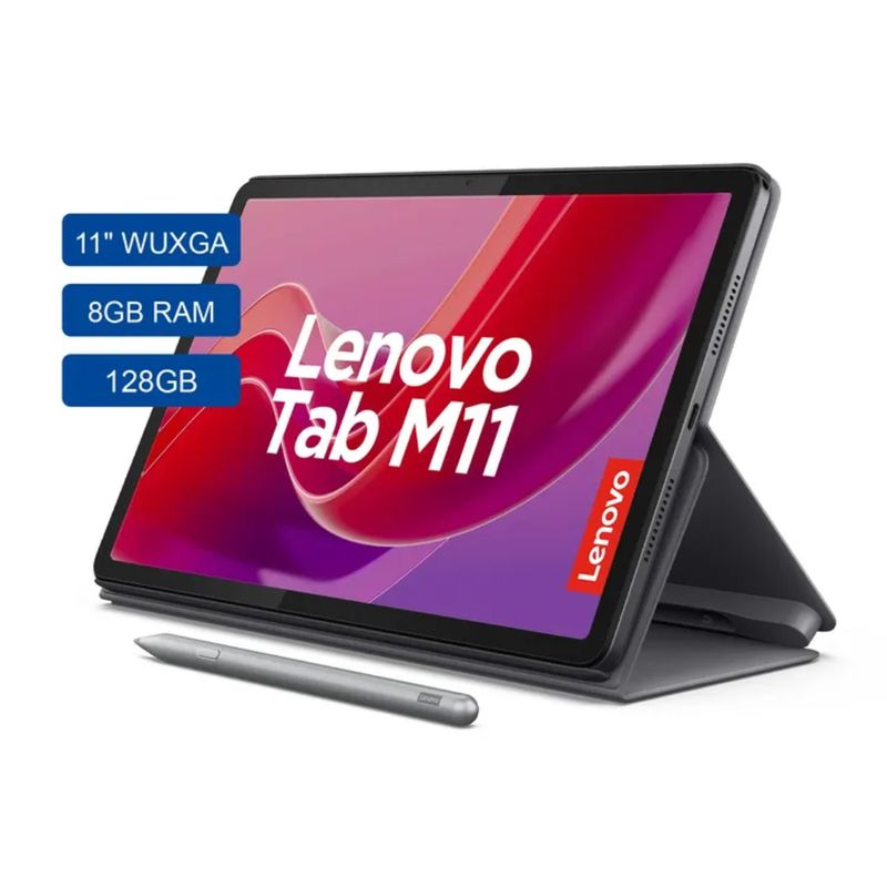 LENOVO - Tablet Lenovo M11 128gb + Ram 8gb + Folio case + Pen Plus