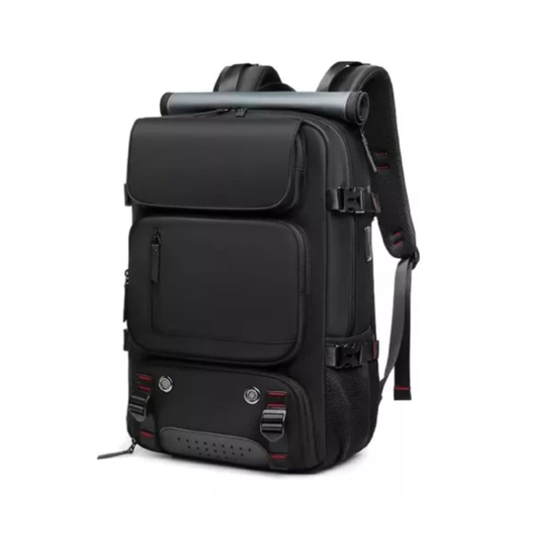 INNOVA - Mochila Bolso Maleta Multifuncional Viajero Negro Innovo Bag