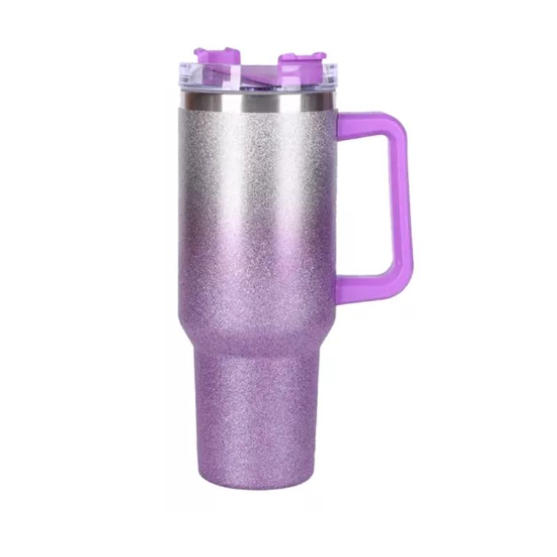 INNOVA - Vaso Termo Acero Inoxidable Diseño Brillantes 1.2 L Pitillo