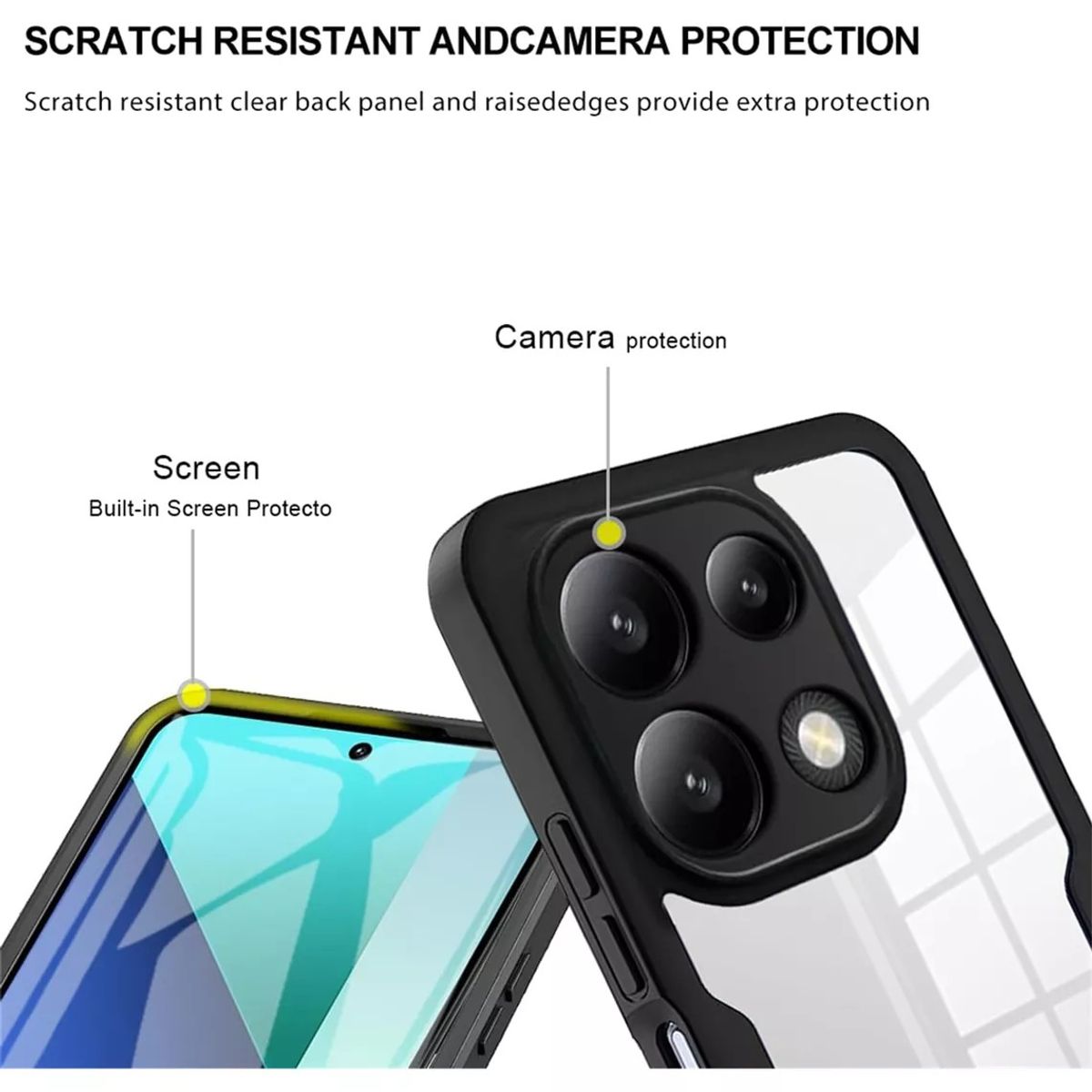 GENERICO - Estuche Protector Funda 2 En 1 360 Para Redmi note 13 pro 4G / 14s Azul