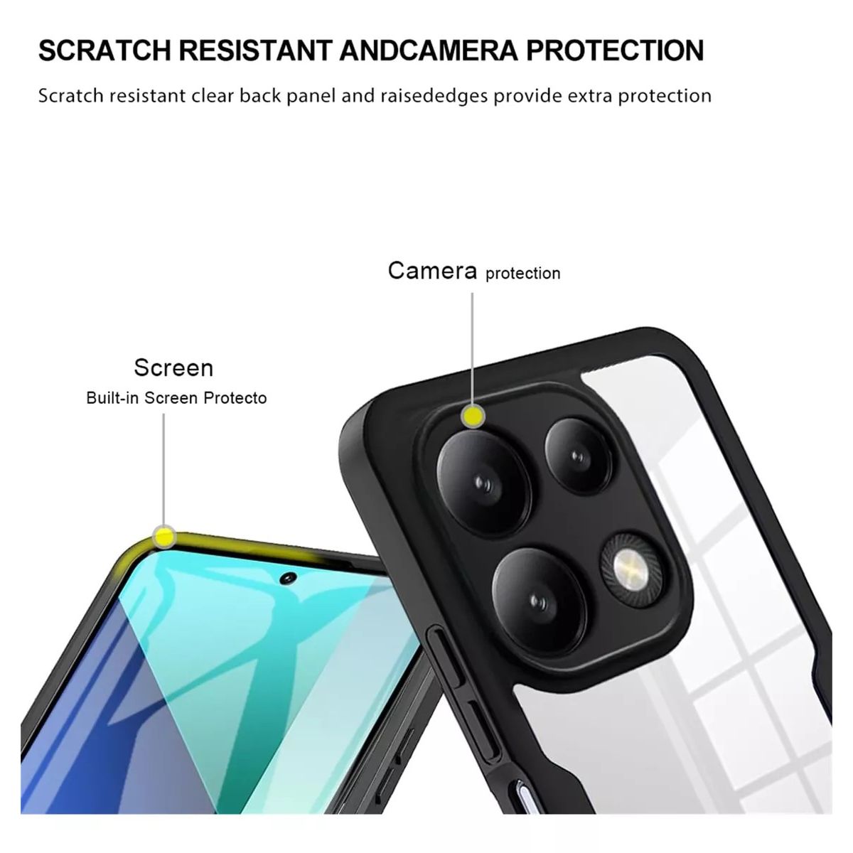 GENERICO - Estuche Protector Funda 2 En 1 360 Para Redmi note 13 pro 4G / 14s Azul