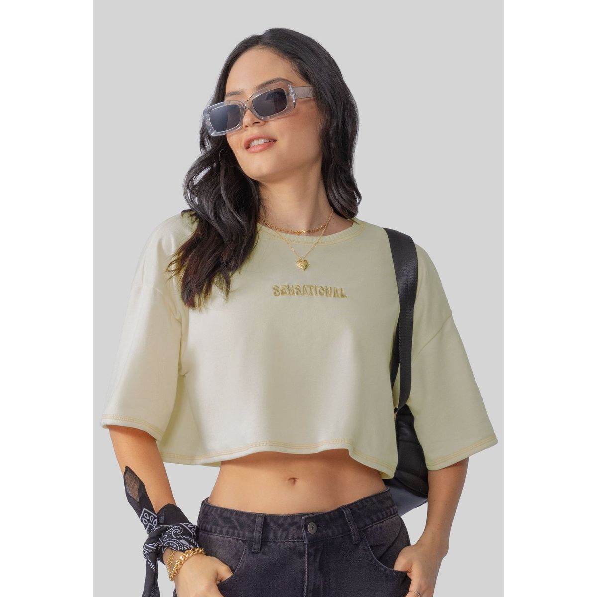 ATYPICAL - Camiseta Mujer Caqui Atypical 106175