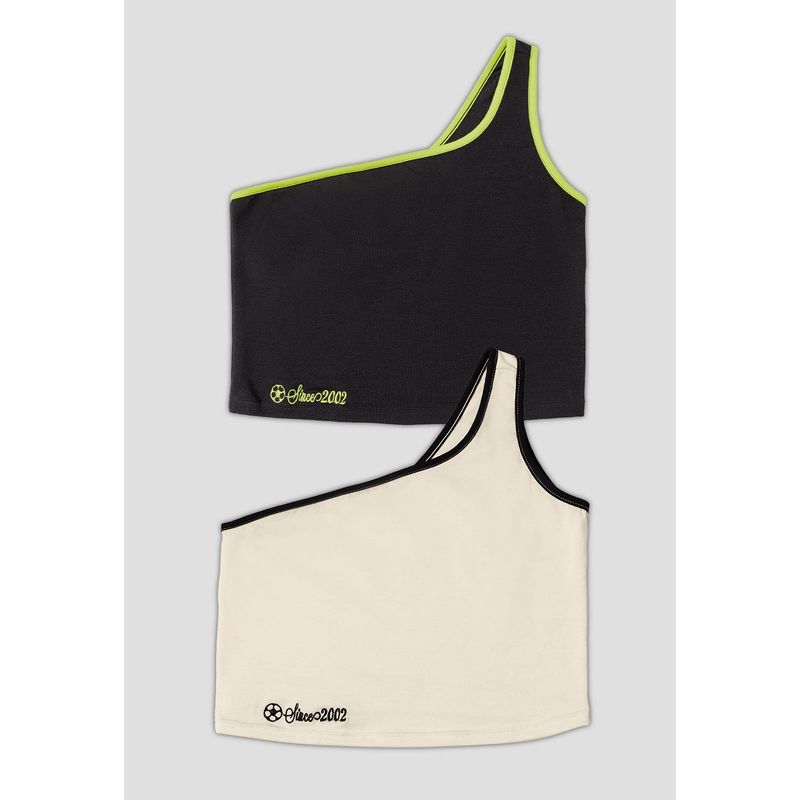 FORMAS INTIMAS - Top Paq X2 Mujer Multicolor Fi 106412