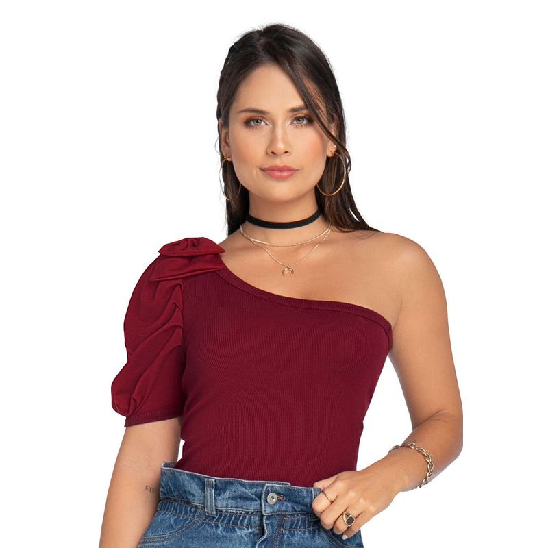 ATYPICAL - Blusa Mujer Vino Atypical 88366