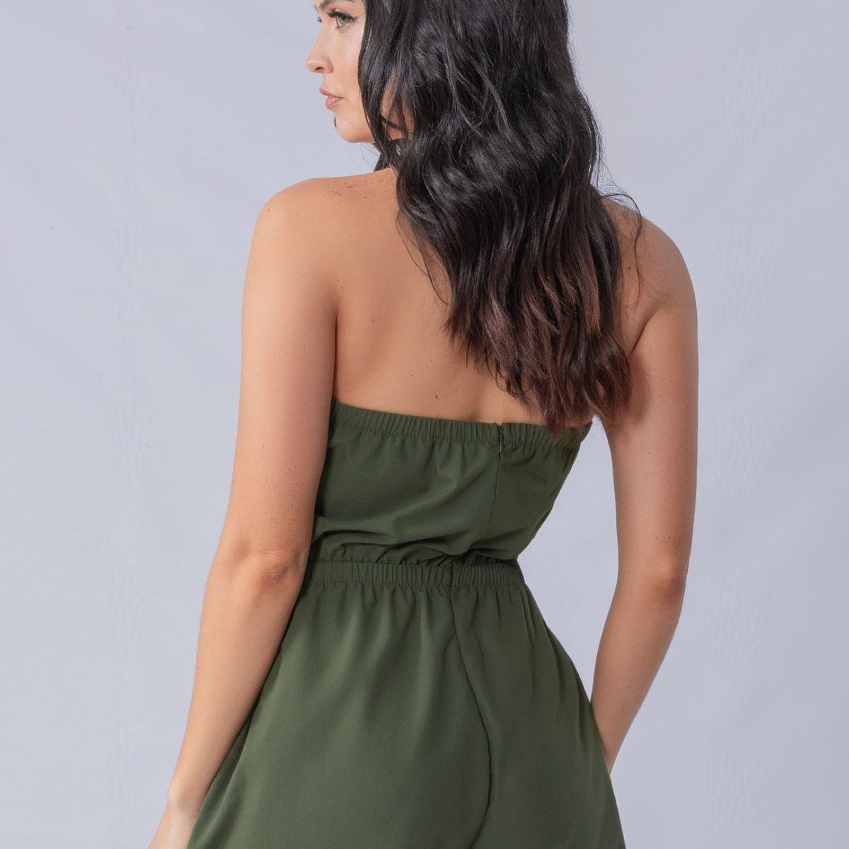 ATYPICAL - Enterizo Corto Mujer Verde Militar Atypical 106185